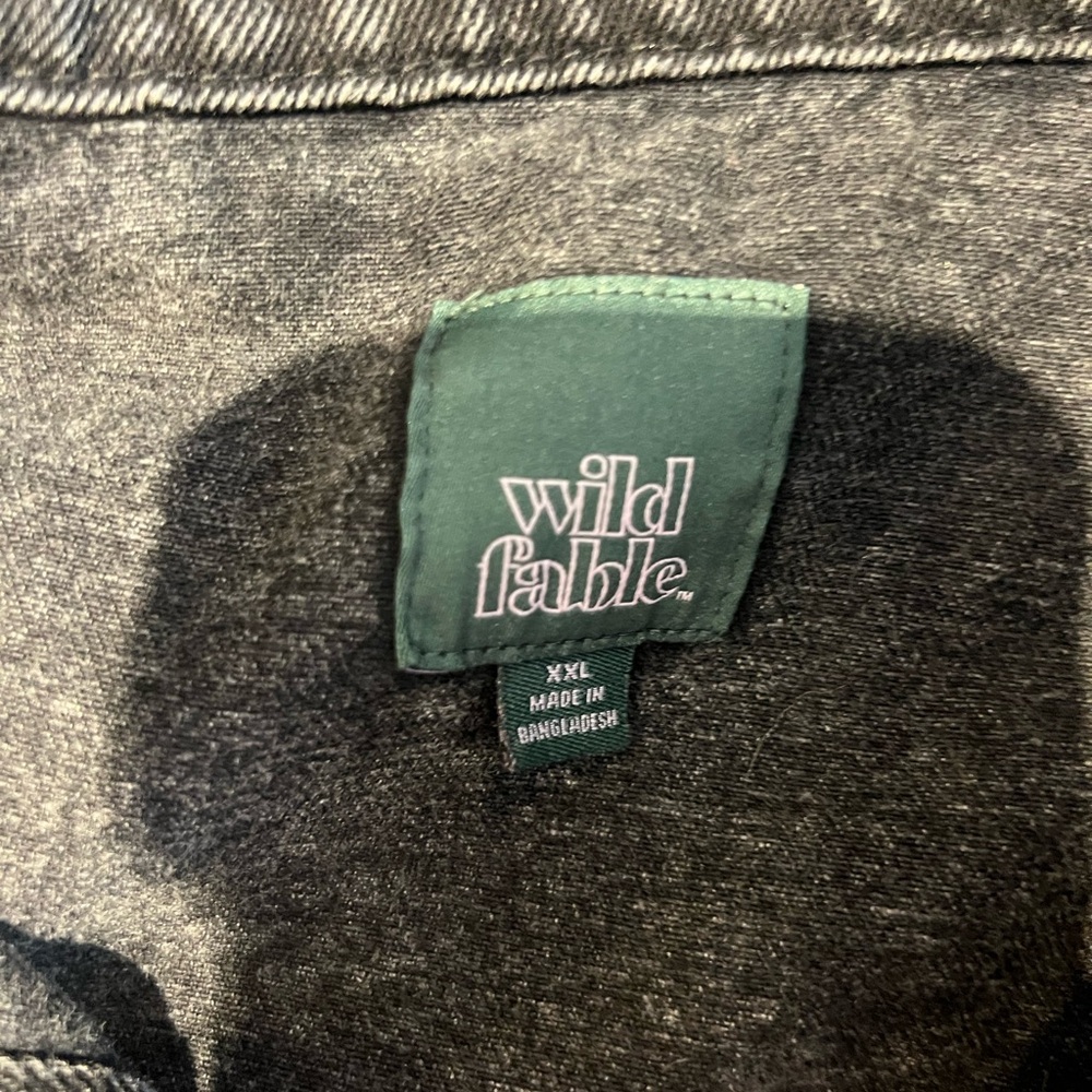 Wild Fable Charcoal Denim Jacket - Picture 2 of 3